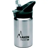 Laken Thermo JANNU 0.35L Dubbelwandige isolerende rvs fles met Jannu drinksysteem