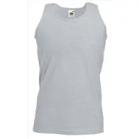 Fruit Of The Loom Set 2 stuks Grijze Tanktop / sportshirt maat M
