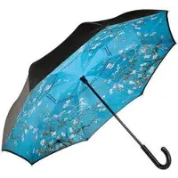 Goebel - Vincent van Gogh | Upside Down Paraplu Amandelboom blauw | Artis Orbis - 108cm