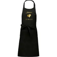 Kariban Naam cadeau - Marieke - Hart van Goud - Keukenschort -zwart - cadeau Moederdag - trouwdag - verjaardag - jubileum