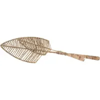 Atmosphera Hyacint muurdecoratie - H 115 cm - Wanddecoratie - Set van 2 waaiers - Decoratief