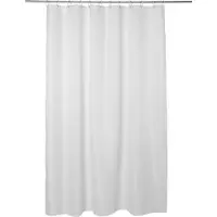 Atmosphera douchegordijn honinggraat effect wit - 180 x 200 Cm - Met 12 ringen inbegrepen - Polyeste
