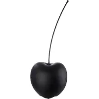 Gilde Sculptuur - Beeld - "Celebration" Kers - Zwart - Decoratief Figuur - Fruit - Diameter 32 cm - H 90 cm