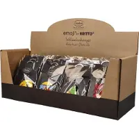 Goebel - Emoji by BRITTO | Display Sleutelhangers Assorti Emoticons | 4 soorten, 24 stuks