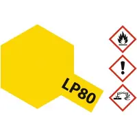 Tamiya Hobbyverf Enamel verf - LP-80 Yellow - Matt - Lacquer Paint - Verf potje - 10 ml