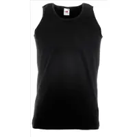Fruit Of The Loom Set 2 stuks Zwarte Tanktop / sportshirt maat XXXXXL