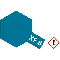 Tamiya Hobbyverf Acrylverf - XF-8 Blue - Matt - Acryl - 23ml Verf potje - 23 ml
