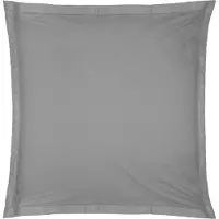 Atmosphera kussensloop set van 2 - Katoen - 63 x 63 cm - Grijs