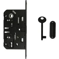AGB Magneetslot Zwart 22mm Sleutel, asmaat 90mm