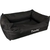 Flamingo Hondenmand – orthopedisch hondenkussen Dreambay Zwart 65x45cm – waterafstotend, afneembare hoes & antislip bodem – topcomfort gemaakt in Europa
