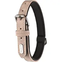 Flamingo Halsband Delu Taupe 29/35cm 15mm