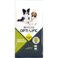 Opti Life 2x12,5kg Dubbelpak: Adult Medium Opti Life Hondenvoer