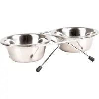 Flamingo Eet- En Drinkpot Set + Staander Arjun Inox 25cm 2500ml