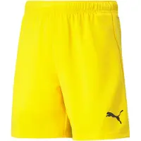 Puma teamRISE Voetbalbroekje Kids Geel Zwart | Maat 128