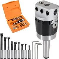 vidaXL 15-delige Boorgereedschapsset met F1-12 MT2-M10 boorkop 50 mm