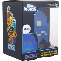 Paladone Lamp Pac-man: Turn To Blue Ghost Icon Light 10 Cm Blauw