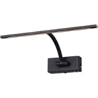 Freelight LED schilderijverlichting Matisse, dimbaar, zwart, Woon-/ Eetkamer, metaal, Modern, LED wandlamp