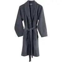 De Witte Lietaer Badjas Dames Felicia Dark Grey-M