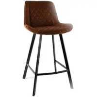 Blokker Countryfield Barkruk Wido 52 X 95 Cm Staal/kunstleer Bruin
