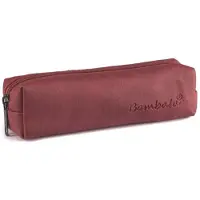 Bombata Etui Denim 20 X 6 Cm Kunstleer Rood