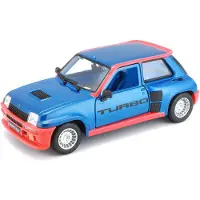 Bburago Renault 5 TURBO 1982 1:24 blauw/rood