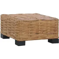 vidaXL Salontafel 47x47x28 cm natuurlijk rattan