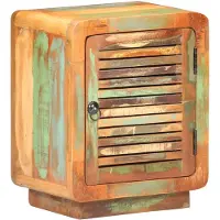 vidaXL Nachtkastje 40x30x50 cm massief gerecycled hout