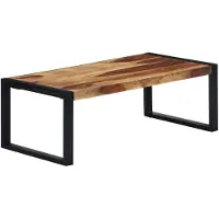 vidaXL Salontafel 110x60x40 cm massief acaciahout