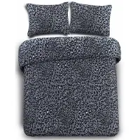 Daydream Dekbedovertrek Panter Grijs Katoen-240 x 200 / 220 cm | Lits-Jumeaux