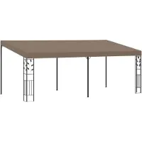 vidaXL Wandprieel 6x3x2,5 m taupe