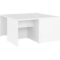 vidaXL Salontafel, 4 stuks, wit, 33x33x33 cm, houtvezel