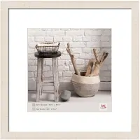 Walther design Home - Houten lijst - Fotoformaat 50x50 cm - Crème Wit