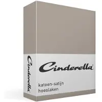 Cinderella Hoeslaken Taupe (Satijn)-80 x 210 cm