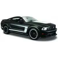 Maisto Speelgoedauto Ford Mustang Boss 302 2012 Matzwart 1:24/20 X 8 X 6 Cm - Speelgoed Auto's