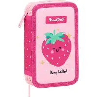 Safta BlackFit8 Gevuld Etui Aardbei - 19.5 x 12.5 cm - 28 st. - Polyester