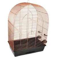 Flamingo Grasparkietenkooi Klara 3 54x34x74.5 cm koperkleurig