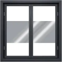Wicotex Raamfolie zonwerend- 45cm transp/zilver