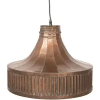 Clayre & Eef Koperkleurig Hanglamp 44*44*42/147 cm E27/max 1*40W 6LMP614