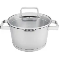 Sola Soeppan Diamond RVS Downdraft en Inductie geschikt ø 24 cm / 5.5 liter - geschikt voor alle warmtebronnen