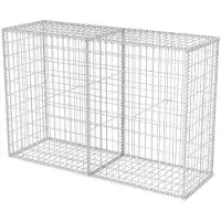 vidaXL Gabion mand 150x50x100 cm gegalvaniseerd staal