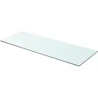 vidaXL Wandschap transparant 80x30 cm glas