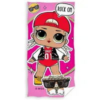 WAYS TOYS L.o.l. Surprise Strandlaken Rock On Junior 70 X 140 Cm Katoen Rood