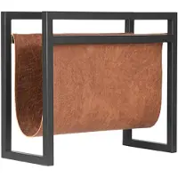 Label51 Zev magazinehouder 45x20x38cm cognac