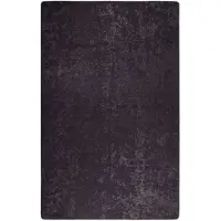 vidaXL Vloerkleed wasbaar 160x230 cm antracietkleurig