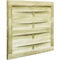 vidaXL Poort 100x75 cm groen geïmpregneerd grenenhout