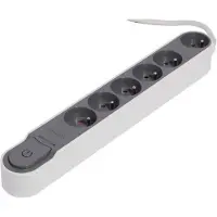 Chacon Contactdoos Grijs (49614)