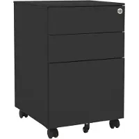 vidaXL Ladeblok verrijdbaar 39x45x60 cm staal antracietkleurig