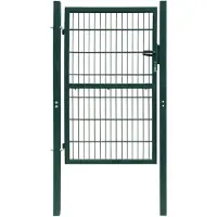 vidaXL 2D Hekpoort (Enkel) Groen 100x160 cm