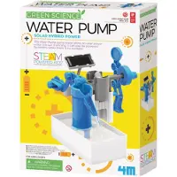 4M Green Science Waterpomp, Geschikt voor techniek, ingenieursvak, 5 jaar, Blauw, Grijs, Wit