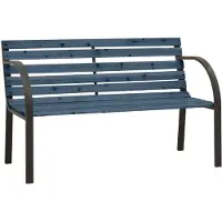 vidaXL Kindertuinbank 81 cm Chinees vurenhout grijs
